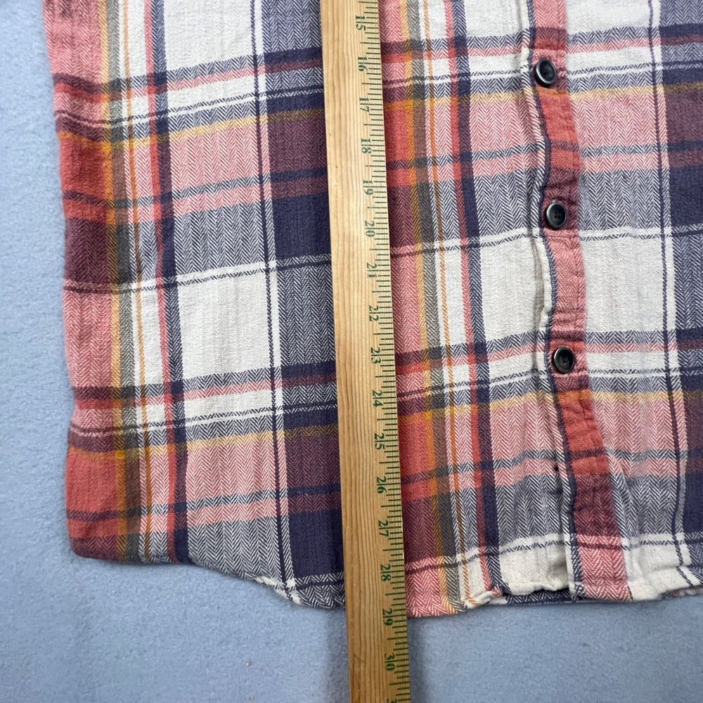 Dakota Grizzly Flannel Shirt Mens XL Red Plaid Cotton Herringbone Outdoor Casual - Picture 6 of 14